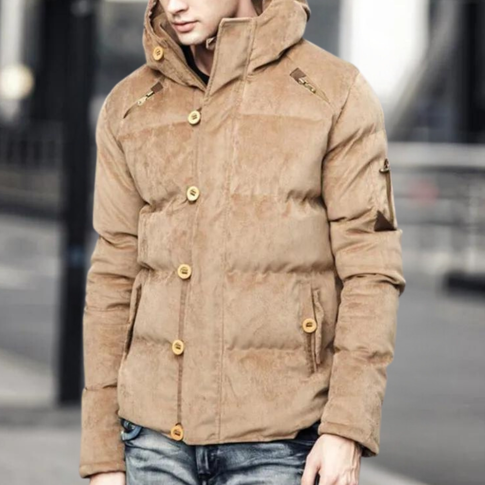 Damian - Manteau à Capuche de Luxe pour Hommes
